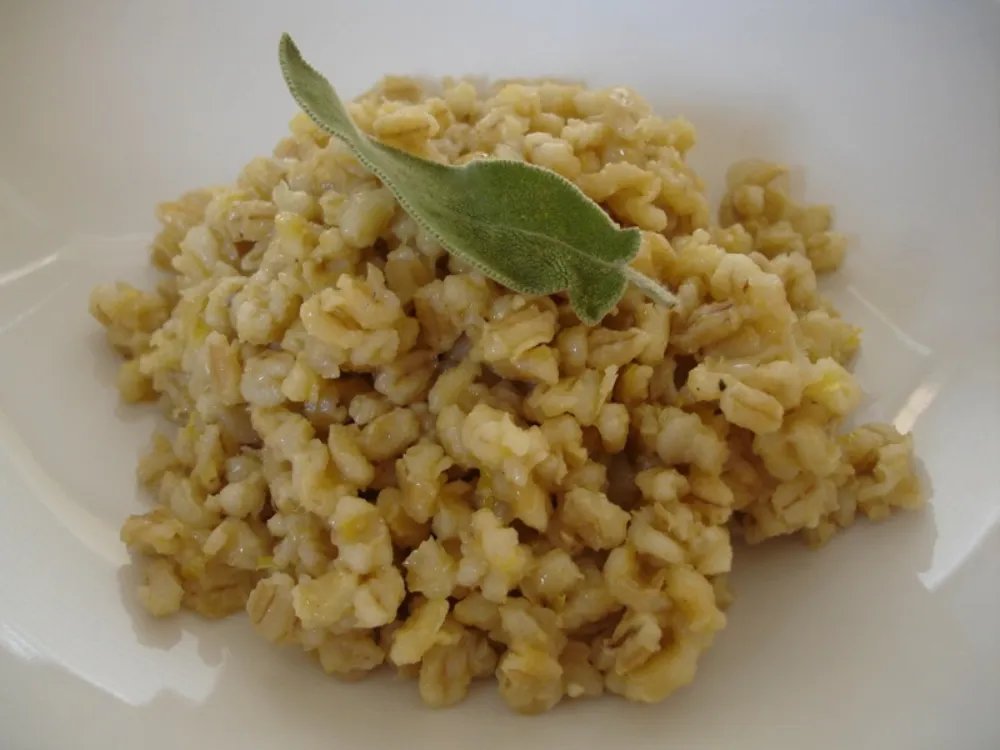 Перловка с овощами
