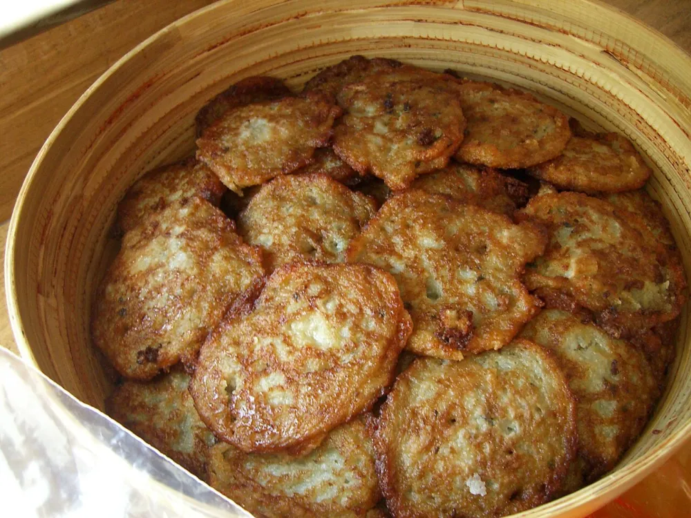 Драники со сметаной, 2 шт
