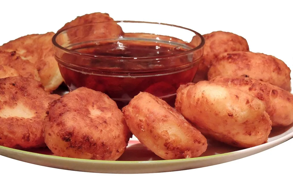 Сырники с ягодным джемом